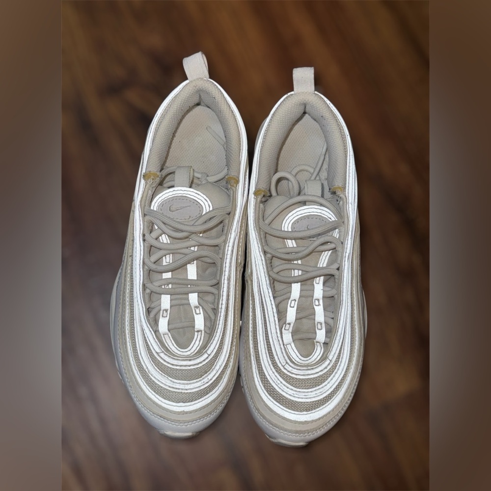 Nike Air Max 97 Cream White Sneakers – Size 6 Women’s - Picture 3 of 8
